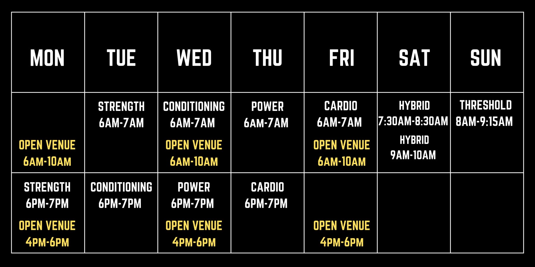 Timetable Timetable